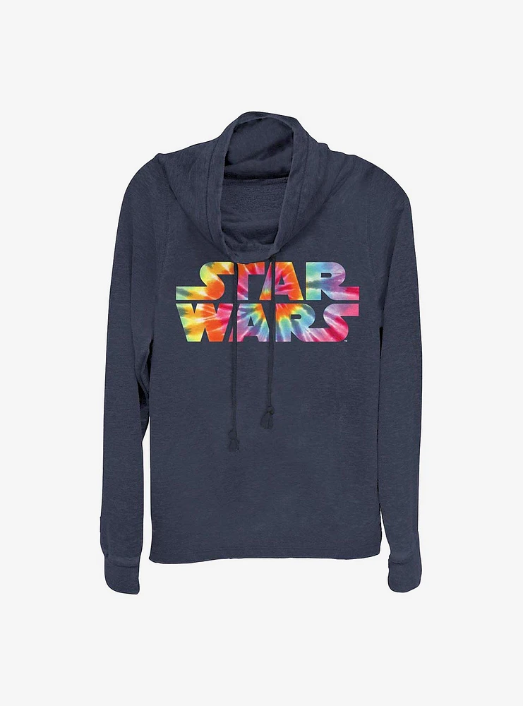 Star Wars Tie-Dye For Cowlneck Long-Sleeve Girls Top