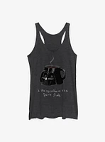 Star Wars Coffee On The Dark Side Girls Tank