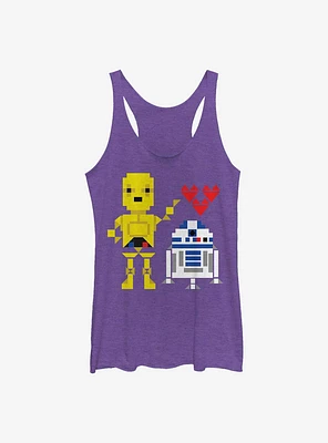 Star Wars R2 C-3PO Love Girls Tank