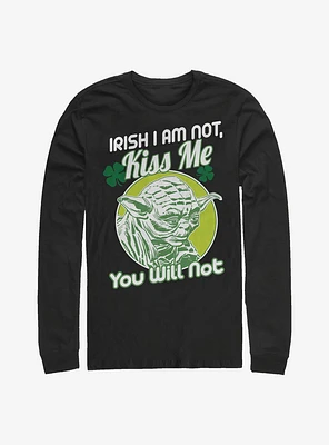 Star Wars Yoda Kiss Me Long-Sleeve T-Shirt