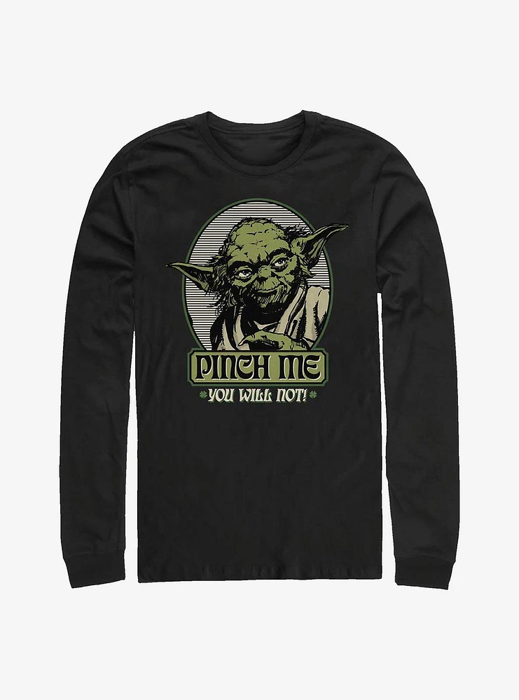 Star Wars Pinch Me Yoda Long-Sleeve T-Shirt