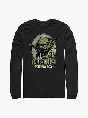 Star Wars Pinch Me Yoda Long-Sleeve T-Shirt