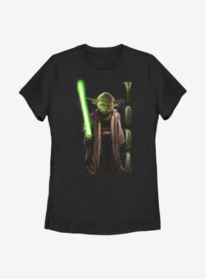 Star Wars: The High Republic Yoda Hero Shot Womens T-Shirt