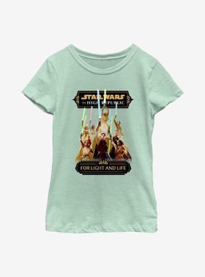 Star Wars: The High Republic For Light And Life Youth Girls T-Shirt