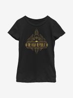 Star Wars: The High Republic Large Badge Youth Girls T-Shirt