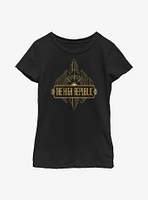 Star Wars: The High Republic Large Badge Youth Girls T-Shirt