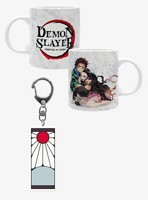 Demon Slayer: Kimetsu No Yaiba Mug & Keychain Set