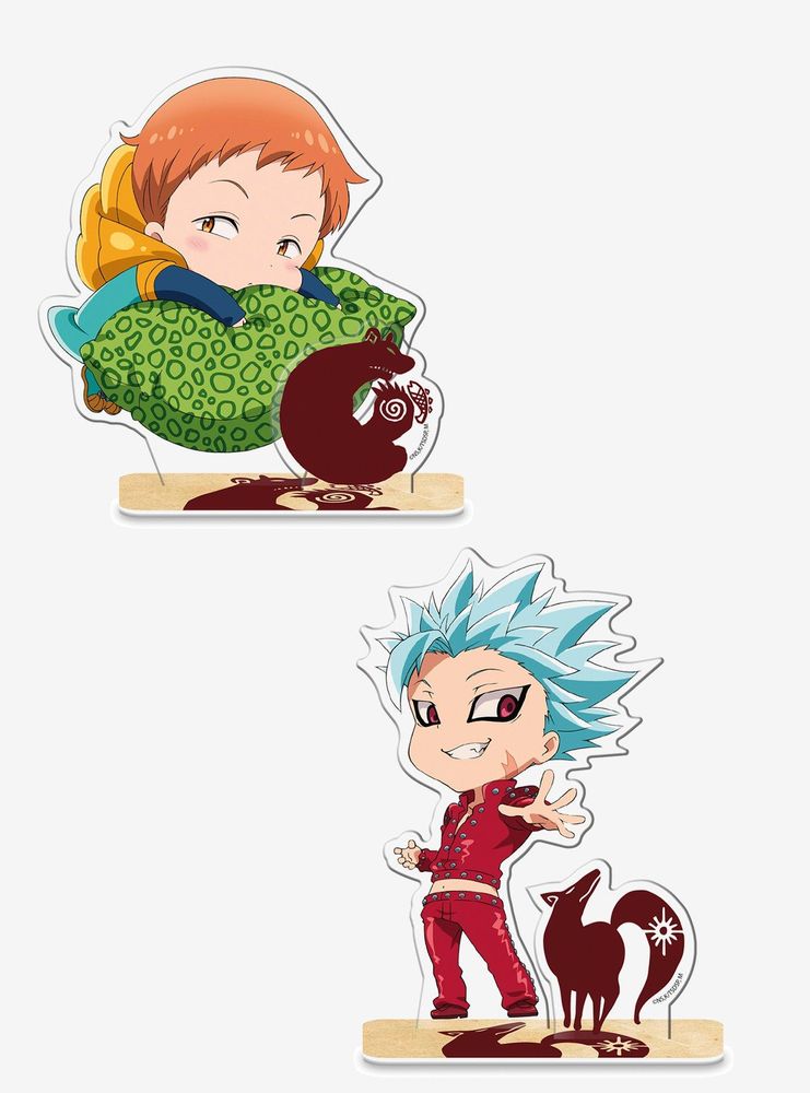 The Seven Deadly Sins King & Ban Acryl Bundle