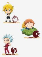 The Seven Deadly Sins Meliodas, King & Ban Acryl Bundle