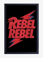 David Bowie Rebel Rebel Framed Wood Wall Art