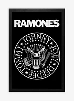 Ramones Band Seal Framed Wood Wall Art