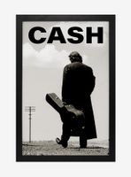 Johnny Cash Walk Framed Wood Wall Art