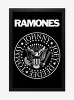 Ramones Band Seal Framed Wood Wall Art