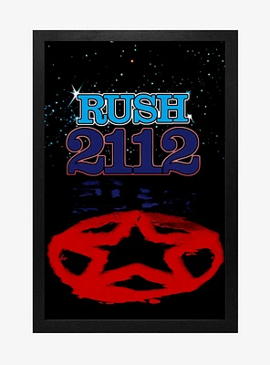 Rush 2112 Framed Wood Wall Art