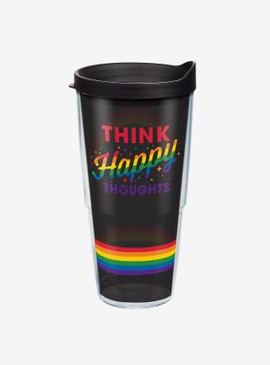 Disney Think Happy Thoughts Rainbow 24oz Classic Tumbler With Lid