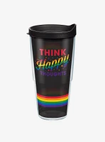 Disney Think Happy Thoughts Rainbow 24oz Classic Tumbler With Lid