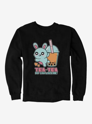 Tea Do You Love Me Bunny Boba Sweatshirt