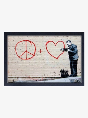 Banksy Cnd Doctor Framed Wood Wall Art