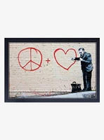 Banksy Cnd Doctor Framed Wood Wall Art