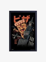 Illustrata The Pizza Kong Framed Wood Wall Art