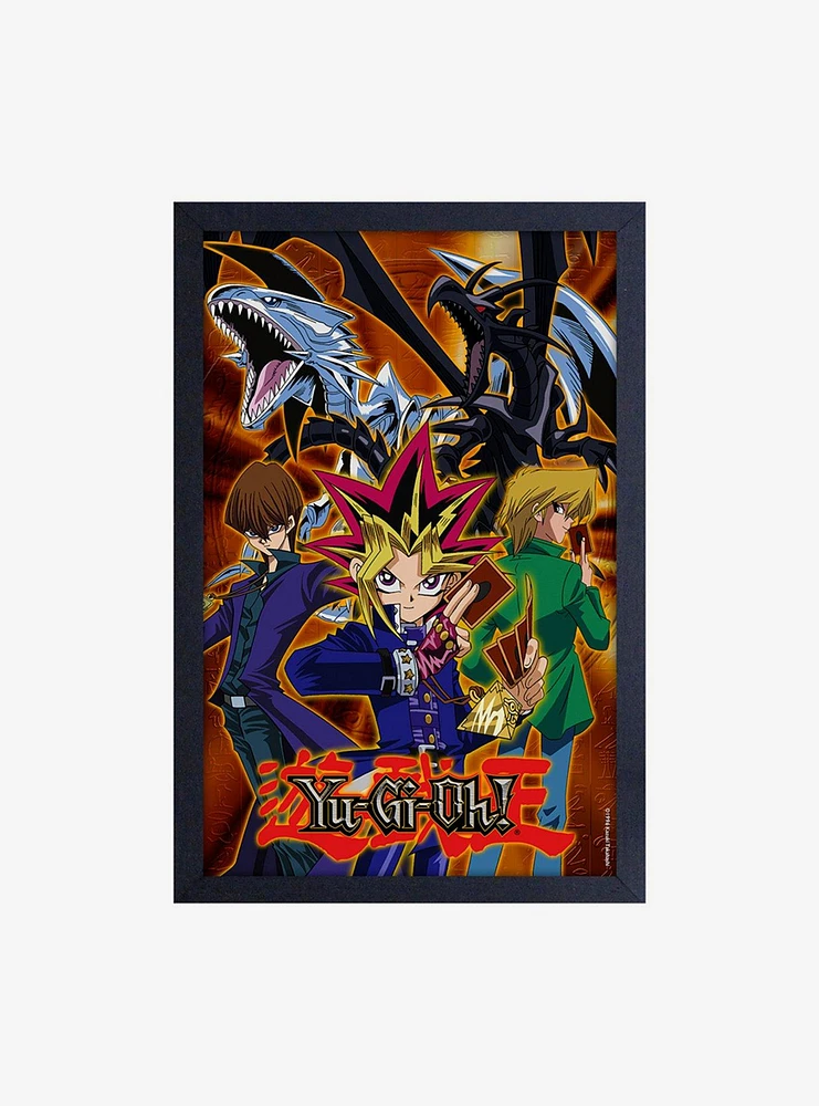 Yu-Gi-Oh S2 Collage Framed Wood Wall Art