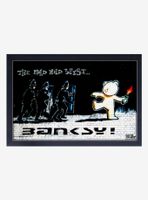 Banksy Mild Mild West Framed Wood Wall Art