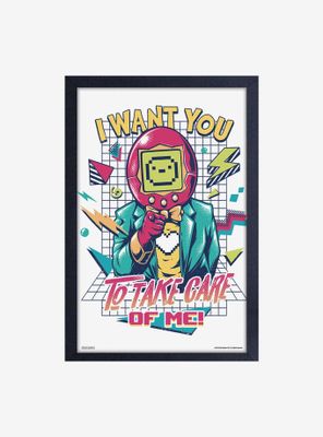 Illustrata Samagotchi Framed Wood Wall Art