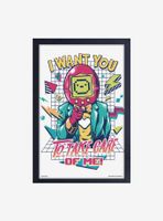 Illustrata Samagotchi Framed Wood Wall Art