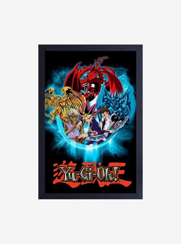 Yu-Gi-Oh S2 Group Framed Wood Wall Art