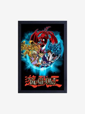 Yu-Gi-Oh S2 Group Framed Wood Wall Art