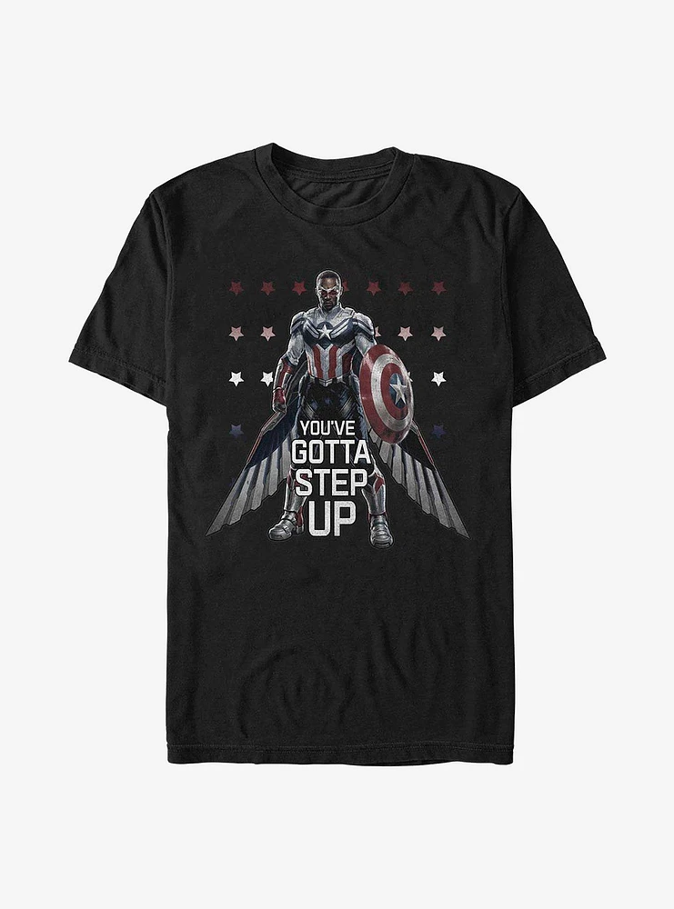 Marvel The Falcon And Winter Soldier Step Up T-Shirt