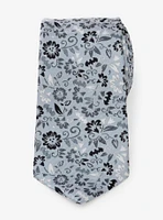 DC Comics Batman Patterned Floral Blue Tie