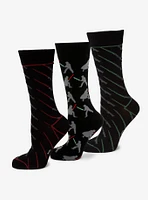Star Wars Lightsaber Battle 3 Pair Socks Gift Set