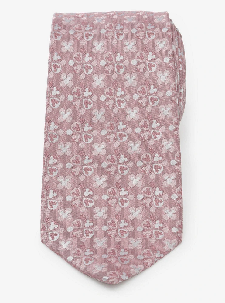 Disney Mickey Mouse Silhouette Blossom Pink Tie