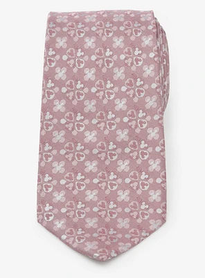 Disney Mickey Mouse Silhouette Blossom Pink Tie