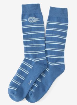 Star Wars The Millennium Falcon Striped Blue Sock