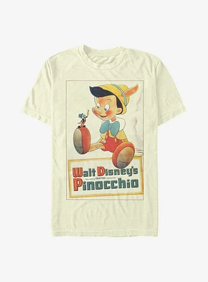 Disney Pinocchio Vintage Poster T-Shirt