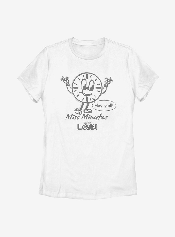 Marvel Loki Hey Miss Minutes Womens T-Shirt