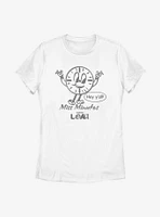 Marvel Loki Hey Miss Minutes Womens T-Shirt