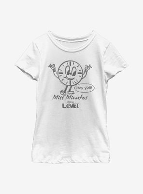Marvel Loki Hey Miss Minutes Youth Girls T-Shirt