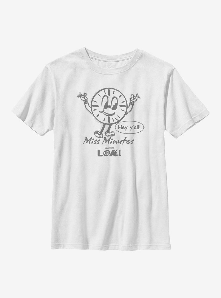 Marvel Loki Hey Miss Minutes Youth T-Shirt