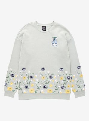 Our Universe My Neighbor Totoro Forest Spirits Embroidered Crewneck - BoxLunch Exclusive