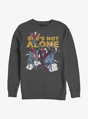 Marvel Avengers She's Not Alone Crew Sweatshirt