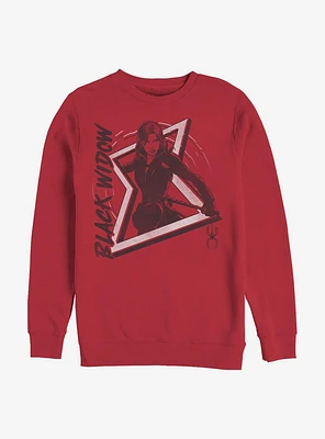 Marvel Black Widow Bite Crew Sweatshirt