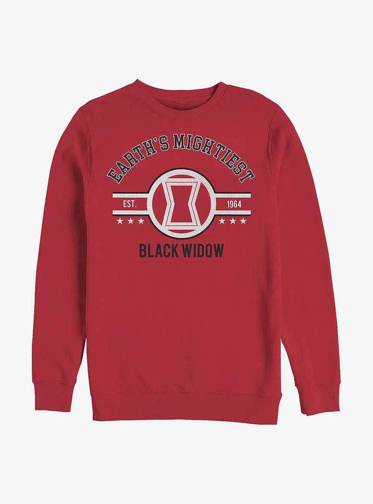 Marvel Black Widow Mighty Crew Sweatshirt