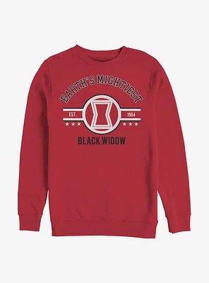 Marvel Black Widow Mighty Crew Sweatshirt