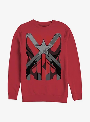 Marvel Black Widow Guardian Costume Crew Sweatshirt