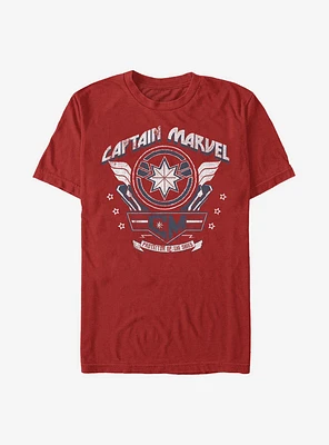 Marvel Captain Plaque T-Shirt