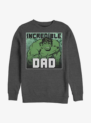 Marvel Hulk The Incredible Dad Crew Sweatshirt
