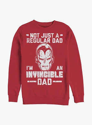 Marvel Iron Invincible Dad Crew Sweatshirt